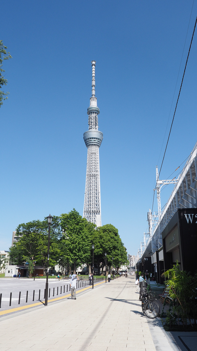 浅草　スカイツリー　行き方　おすすめ　散歩コース　観光　すみだリバーサイドウォーク　東京ミズマチ　むうや　パン　ランチ　ディナー　カフェ　隅田公園　観光　徒歩　コンセント　雑貨屋