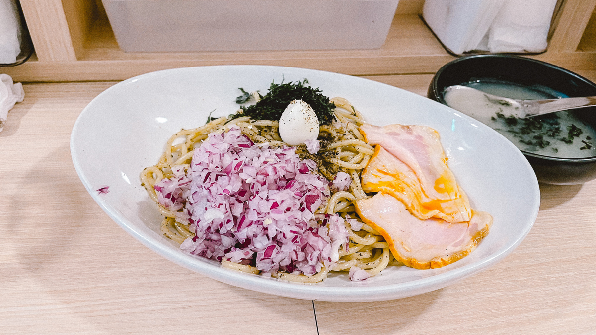 sisi煮干啖 ししにぼたん 煮干しパスタ　にぼたん　にぼすい　日本橋　おすすめ　ランチ　パスタ